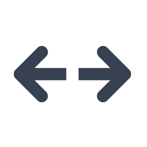 horizontal arrows icon